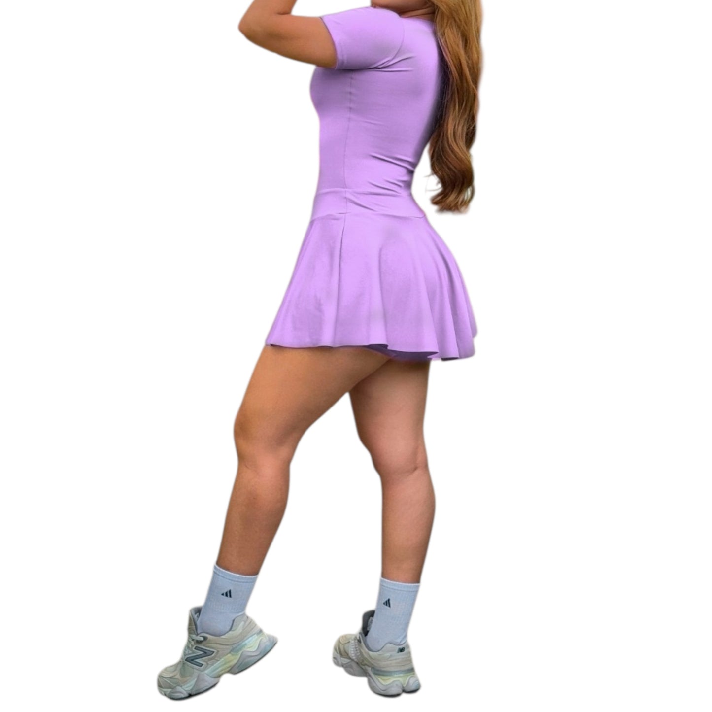 SPORTS DRESS WITH POCKET AND SLEEVES